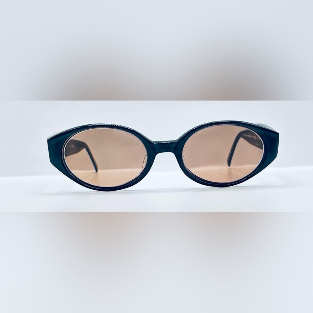 Vintage Jones New York JNS208 Blue Gray Oval Sunglasses Frames Only - Picture 3 of 8